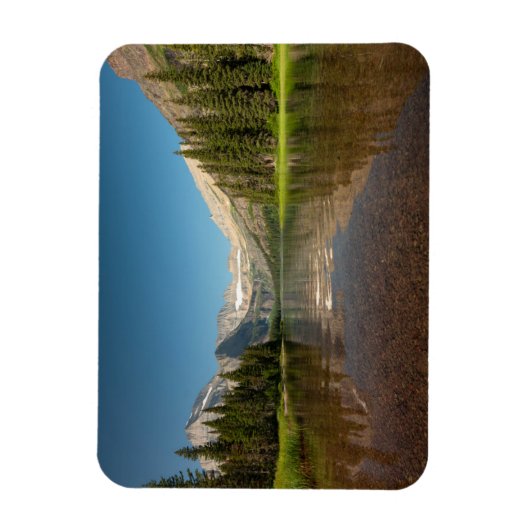 Sunset Mountain Reflection | Nationaal park Glacie Magneet (Verticaal)