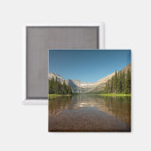 Sunset Mountain Reflection | Nationaal park Glacie Magneet (Voorkant / Achterkant)