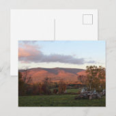Sunset Mountain Scenery puzzel Briefkaart (Voorkant / Achterkant)