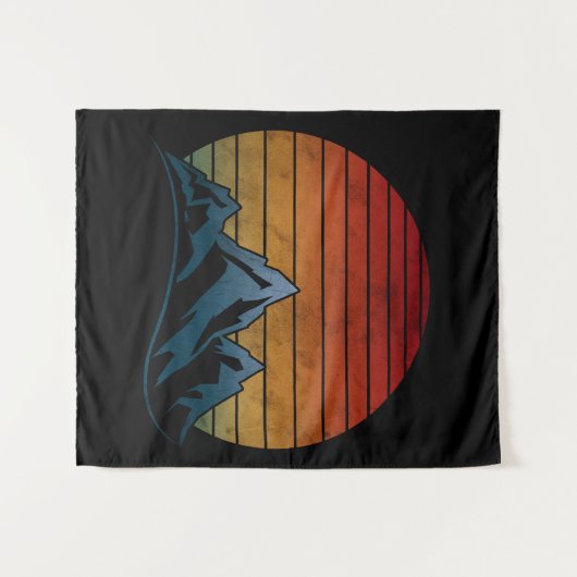 SUNSET  MOUNTAIN WANDKLEED (Voorkant (horizontaal))