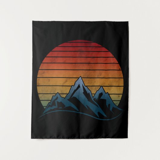 SUNSET  MOUNTAIN WANDKLEED (Voorkant)