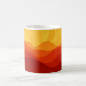 Sunset Mountains Banner Koffiemok (Center)