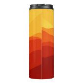 Sunset Mountains Banner Thermosbeker (Achterkant)