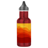 Sunset Mountains Banner Waterfles (Links)
