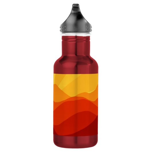 Sunset Mountains Banner Waterfles (Rechts)