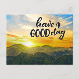 Sunset Mountains Briefkaart