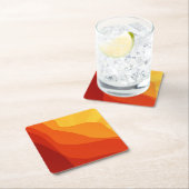 Sunset Mountains Illustratie-15662 Kartonnen Onderzetters (Insitu)