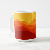 Sunset Mountains Illustratie-15662 Koffiemok (Voorkant links)
