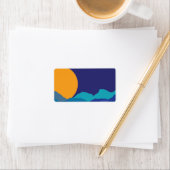 SUNSET & MOUNTAINS Print je eigen label (Insitu)