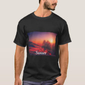 Sunset Mountains T-shirt (Voorkant)