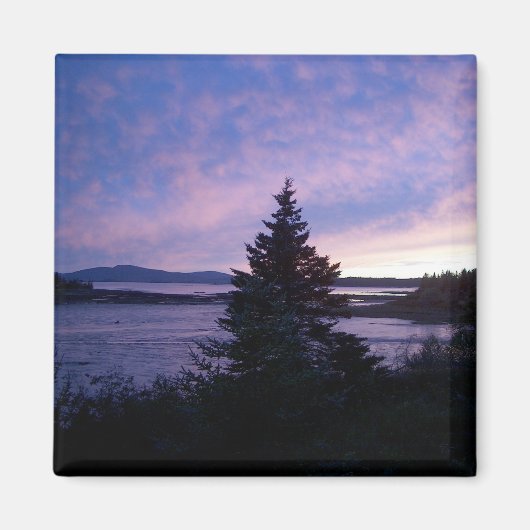 Sunset, Mt. Desert Island Magneet (Voorkant)