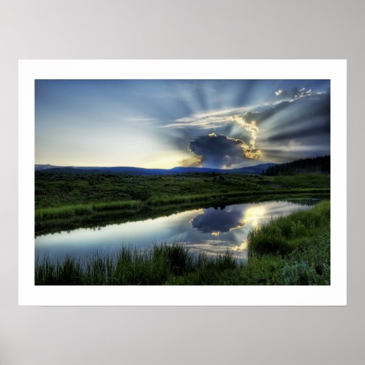 Sunset Mushroom Cloud Poster (Voorkant)