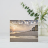 Sunset Myrtle Beach, South Carolina Briefkaart, VS Briefkaart (Staand voorkant)