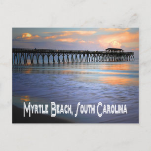 Sunset Myrtle Beach, South Carolina Briefkaart, VS Briefkaart