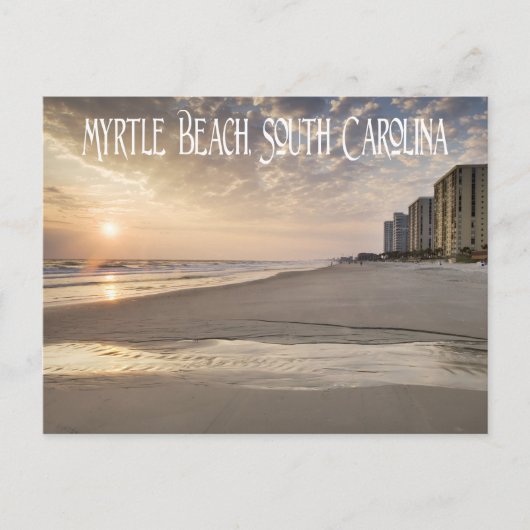 Sunset Myrtle Beach, South Carolina Briefkaart, VS Briefkaart (Voorkant)