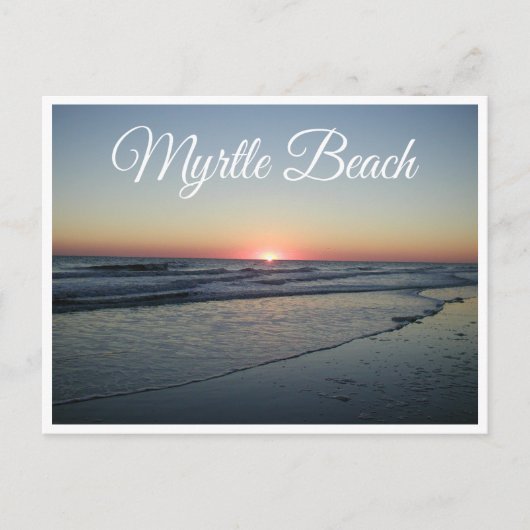 Sunset Myrtle Beach, South Carolina Briefkaart, VS Briefkaart (Voorkant)