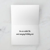 SUNSET NAAR SUNDOWN *HAPPY BIRTHDAY SISTER* KAART (Binnen)