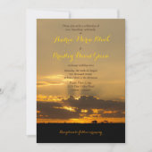 Sunset Namibië Africa Landscape Weduwschap Kaart (Voorkant)