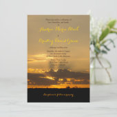 Sunset Namibië Africa Landscape Weduwschap Kaart (Staand voorkant)