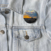 Sunset, Nassau Bahamas Ronde Button 5,7 Cm (In situ)