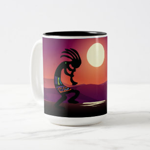 Sunset Native Amerikaanse Kokopelli Koffie Mok