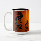 Sunset Native Amerikaanse Kokopelli Koffie Mok (Links)