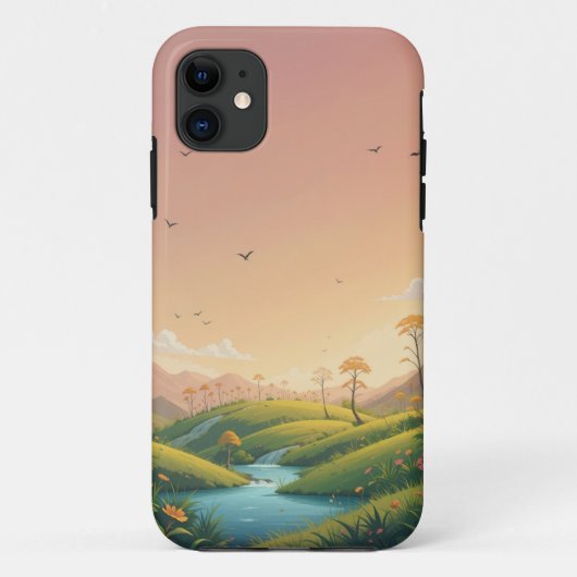 Sunset Natuur Landscape Case-Mate iPhone Case (Achterkant)