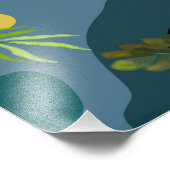 SUNSET NATUUR LANDSCAPE FOTO AFDRUK (Hoek)