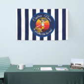 Sunset Nautical Blue Boy Party Pirate Banner (Beurs)