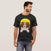 Sunset Nederlandse Kooikerhondje Hondenliefhebber T-shirt (Voorkant volledig)