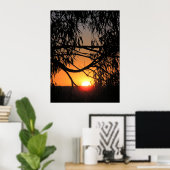 SUNSET NEST Poster (Thuiskantoor)