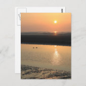 Sunset - New brighton Briefkaart (Voorkant / Achterkant)