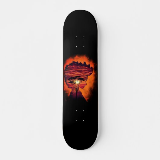 Sunset Night Desire Skateboard Gift (Voorkant)