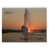 Sunset & Nights 2013 Kalender (Hoes)