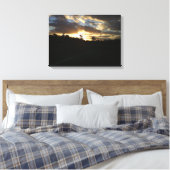 Sunset Nights Canvas Afdruk (Insitu (Slaapkamer))