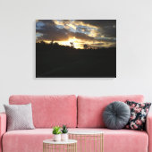 Sunset Nights Canvas Afdruk (Insitu (Woonkamer))