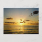 Sunset North of Bermuda Briefkaart (Voorkant)