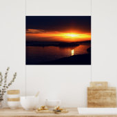 Sunset Norway 09 Poster (Keuken)