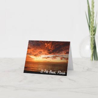 Sunset Notecard - Gepersonaliseerd Kaart
