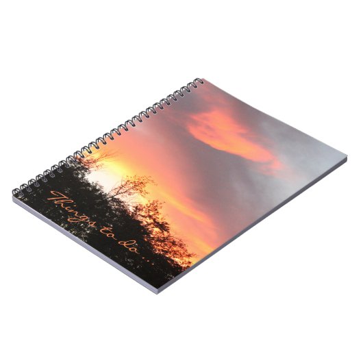 Sunset Notitieboek (Linkerzijde)