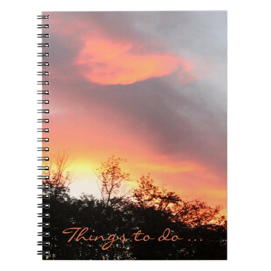 Sunset Notitieboek (Voorkant)