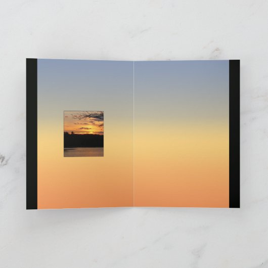 Sunset November 5th Kaart (Binnen)