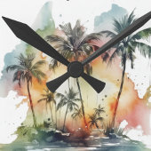 Sunset Oasis, custom Ronde Klok