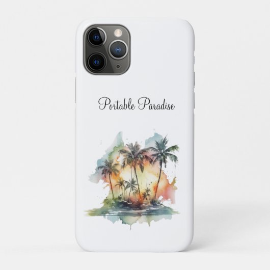 Sunset Oasis, op maat Case-Mate iPhone Case (Achterkant)