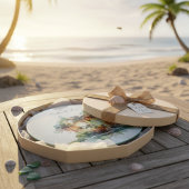 Sunset Oasis, op maat Snijplank