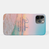 Sunset Ocean Beach Waves iPhone/iPad case (Achterkant (horizontaal))