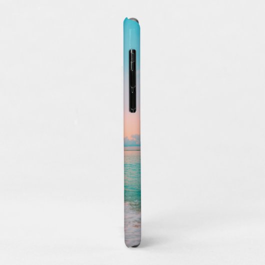 Sunset Ocean Beach Waves iPhone/iPad case (Achterkant/links)