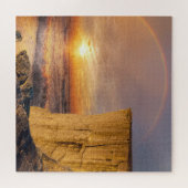 Sunset Ocean Cliff Legpuzzel (Horizontaal)