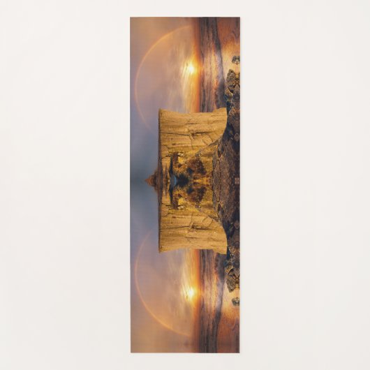 Sunset Ocean Cliff Yogamat (Voorkant)