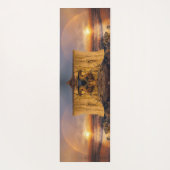 Sunset Ocean Cliff Yogamat (Achterkant)